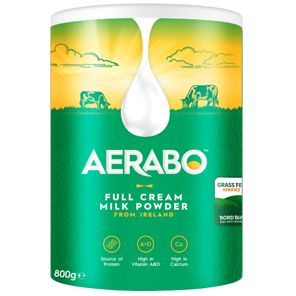 Graphic of Aerabo™ Fortified Full Cream Milk Powder